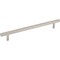 Jeffrey Alexander 192 mm Center-to-Center Satin Nickel Square Dominique Cabinet Bar Pull 845-192SN - alternate 1